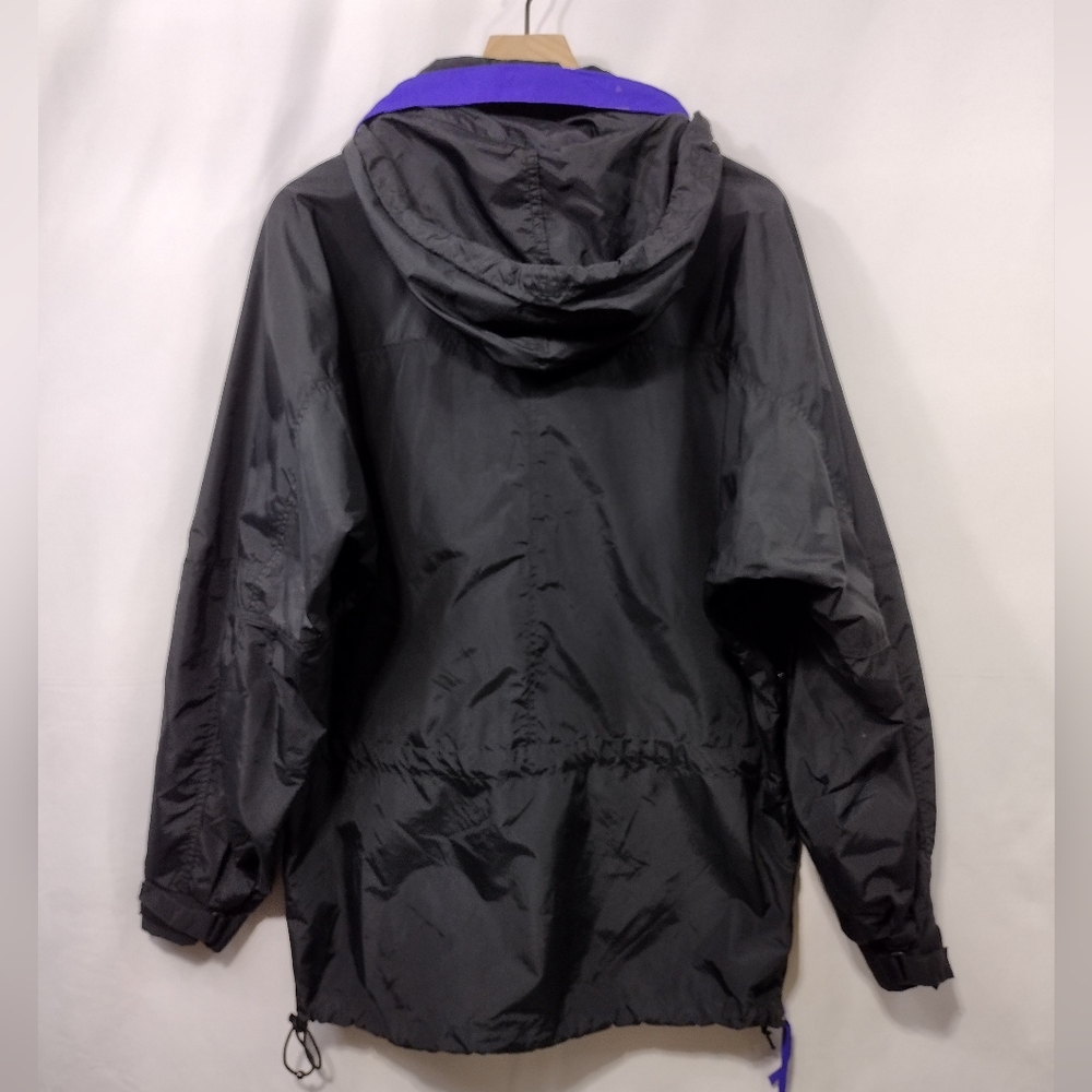 Vintage 90s Columbia Powder Keg Anorak Jacket Mens M Black Outdoor Y2K Retro - Picture 6 of 12